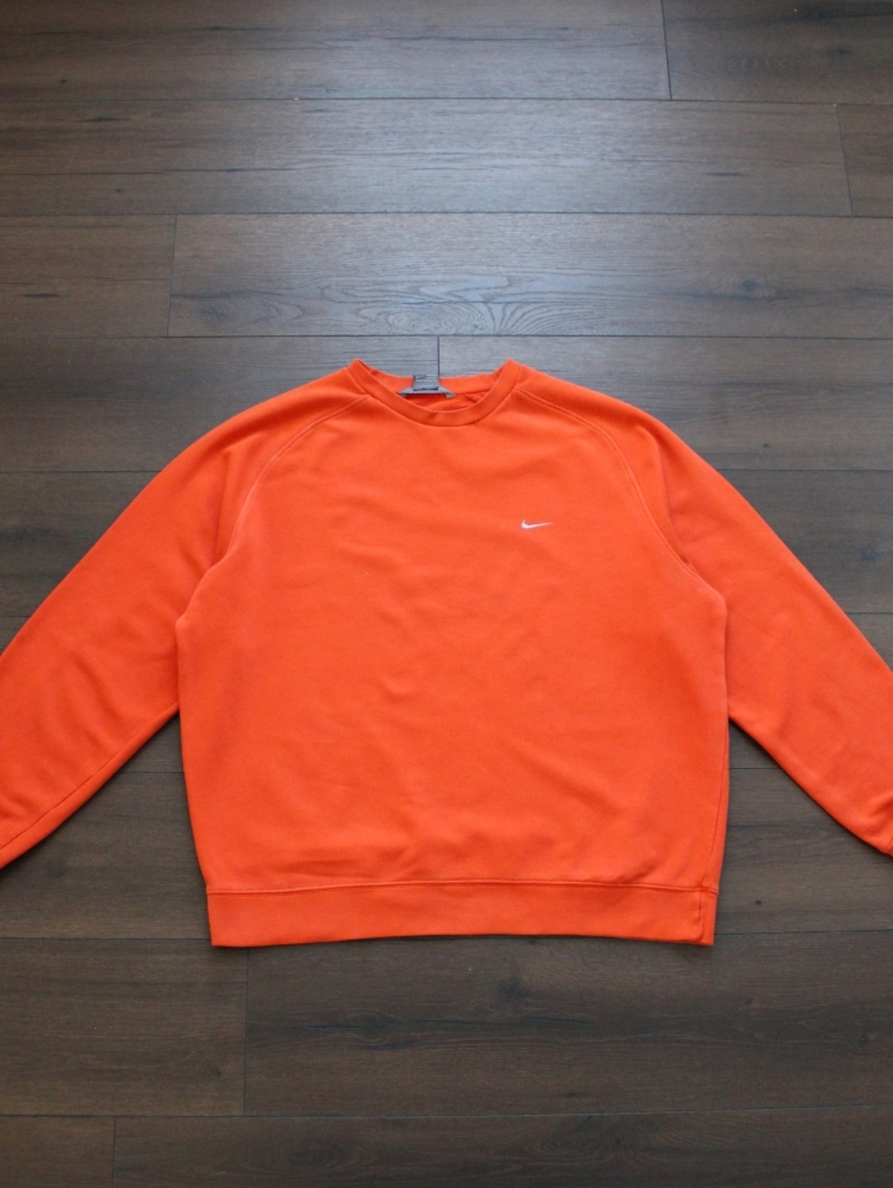 Vintage Nike‎ Men’s Orange Crewneck Sweatshirt